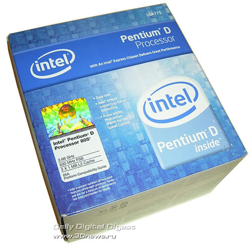  Pentium D 805 
