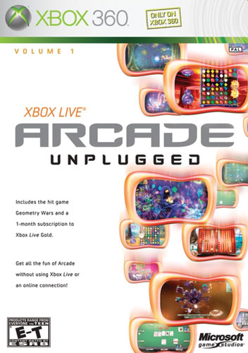  Упаковка Xbox Live Arcade Unplugged 