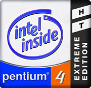  Intel Pentium 4 Extreme Edition logo 