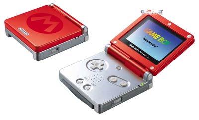  GBA SP Limited Edition Mario Pak 