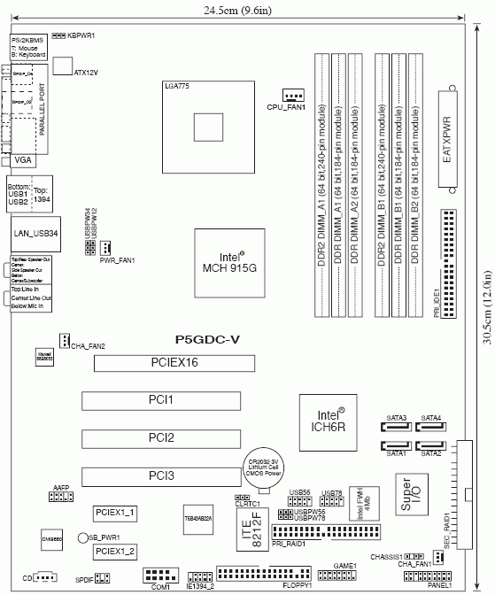 Asus p5k схема