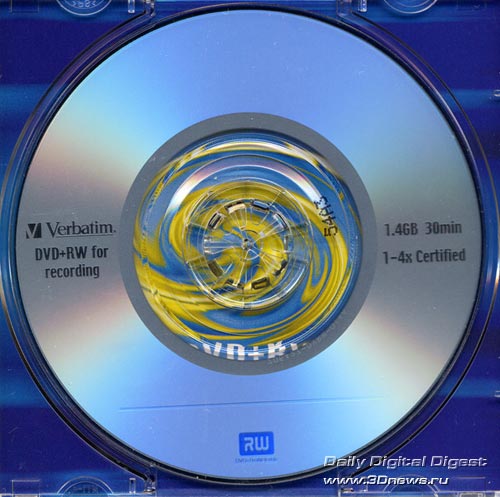 Verbatim DVD+RW 8cm 4x 