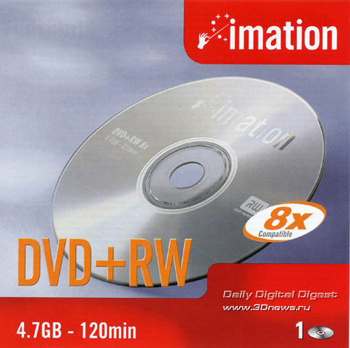  Imation DVD+RW 8x 