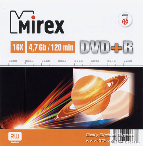  Mirex DVD+R 16x 