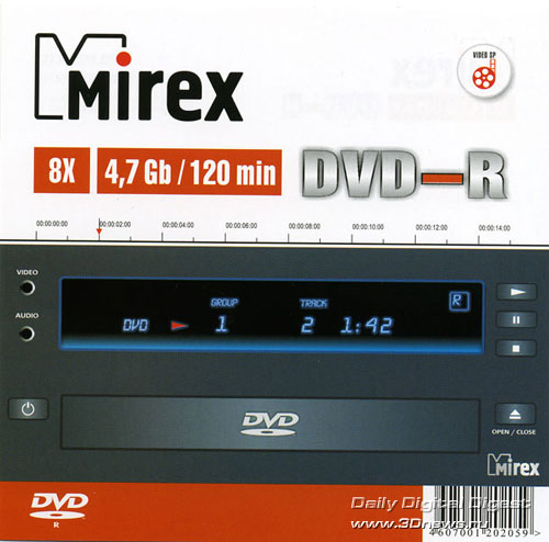  Mirex DVD-R 8x 