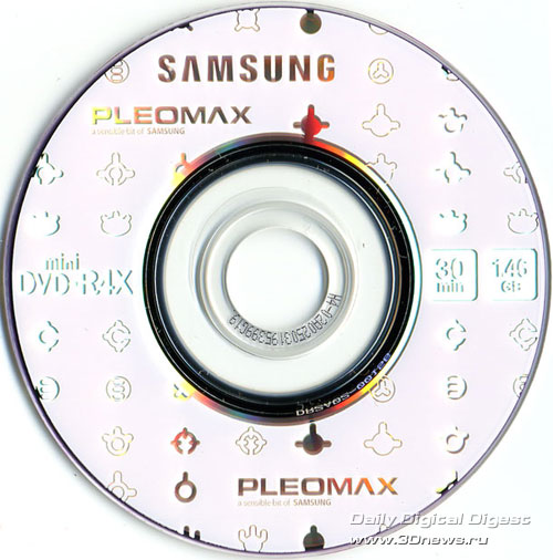  Samsung DVD-R 4x 8cm mini 