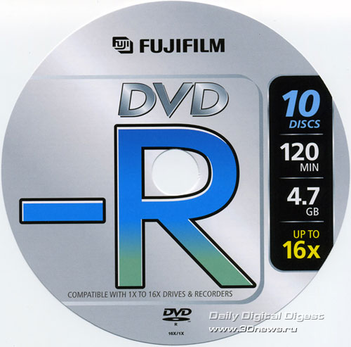  Fujifilm DVD-R 16x 