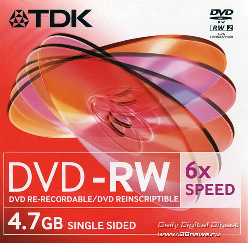  TDK DVD-RW 6x 