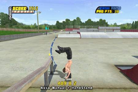 Скриншот из Tony Hawk`s Pro Skater 4