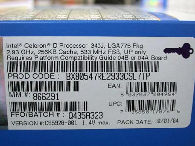 Celeron D LGA775
