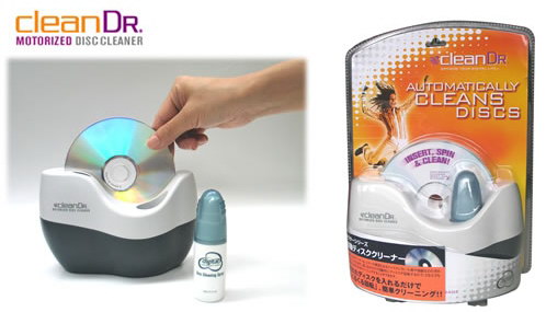 CleanDR Motorized Disc Cleaner
