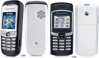 Sony Ericsson T290 and J200