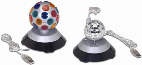 Multi-Colored USB Powered Disco Ball и Mirrored USB Powered Disco Ball