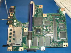 Transmeta laptop motherboard