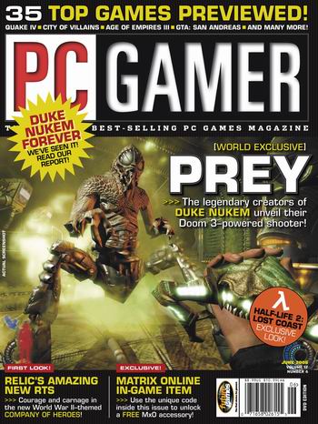 Обложка PC GAMER’а с реальным скрином из Prey
