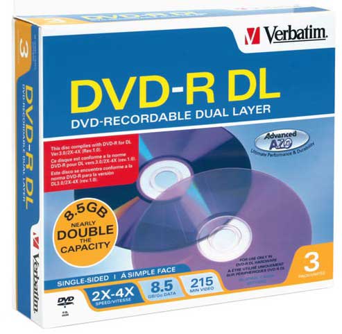 DVD-R DL от Verbatim