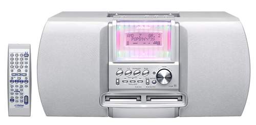 JVC NS-S9 Minicompo, серебристый корпус