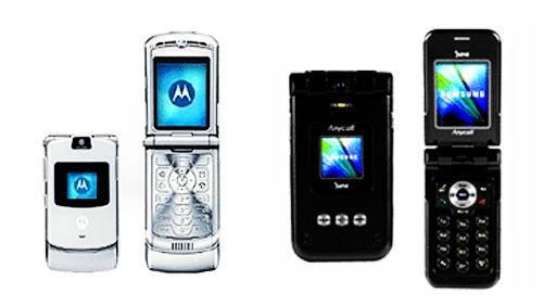 Motorola RAZR V3 vs. Samsung SCH-V740