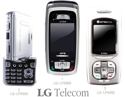 LG Telecom | 1 - LG-LP3900 | 2 - LG-LP5500 | 3 - LG-LP4400