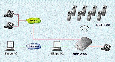 схема применения PLANET SKD-200