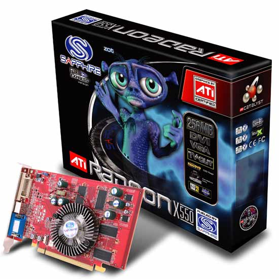 Radeon X550 от Sapphire
