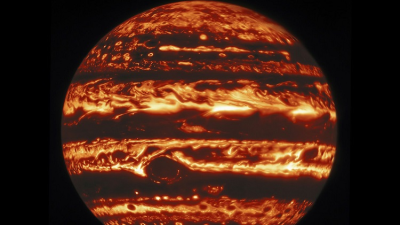 Американские учёные опубликовали поразительные снимки атмосферы Юпитера