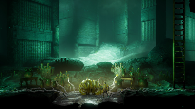 Поглощение врагов, эпические боссы и странный мир: анонсирована мрачная Metroidvania Grime II